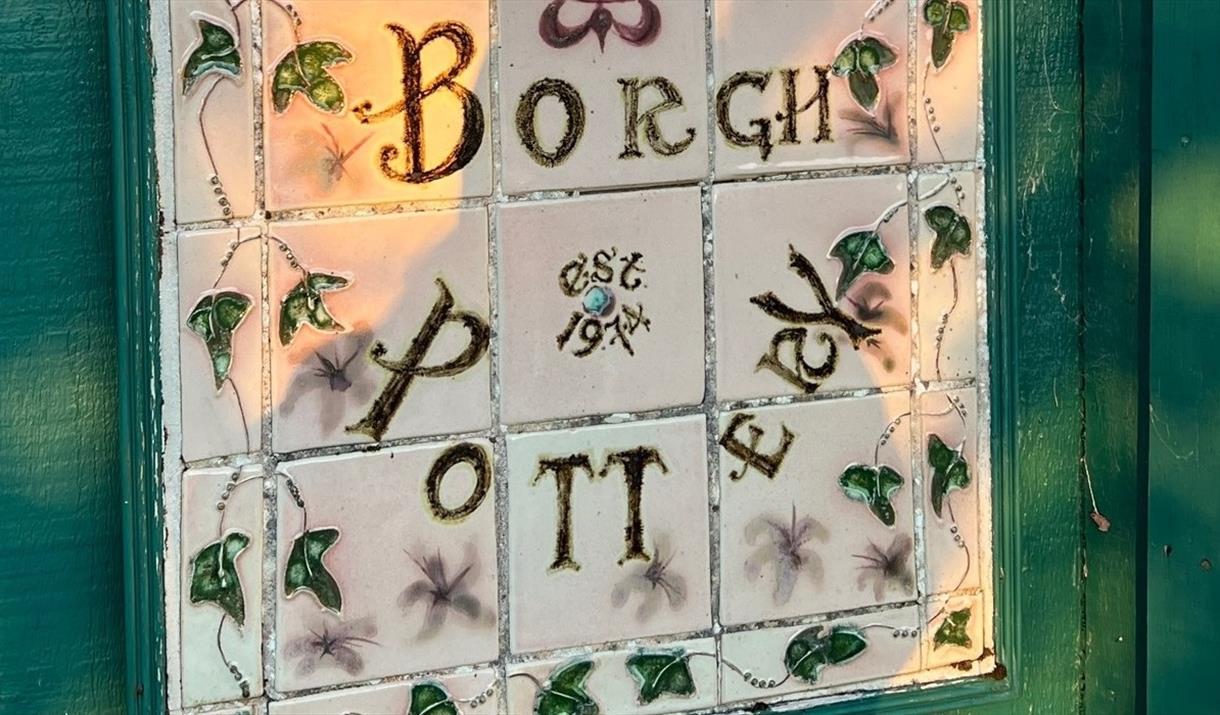 Borgh Pottery plaque