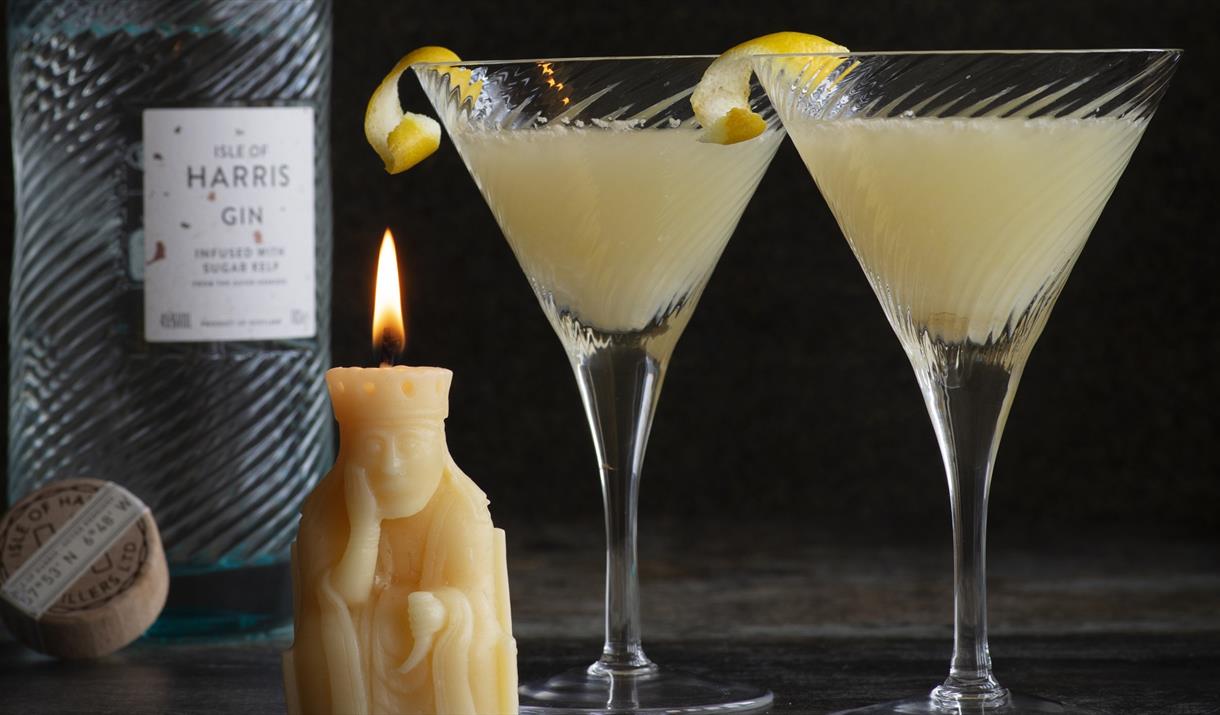 Isle of Harris Gin Lemon Curd Cocktails by Hebridean Baker