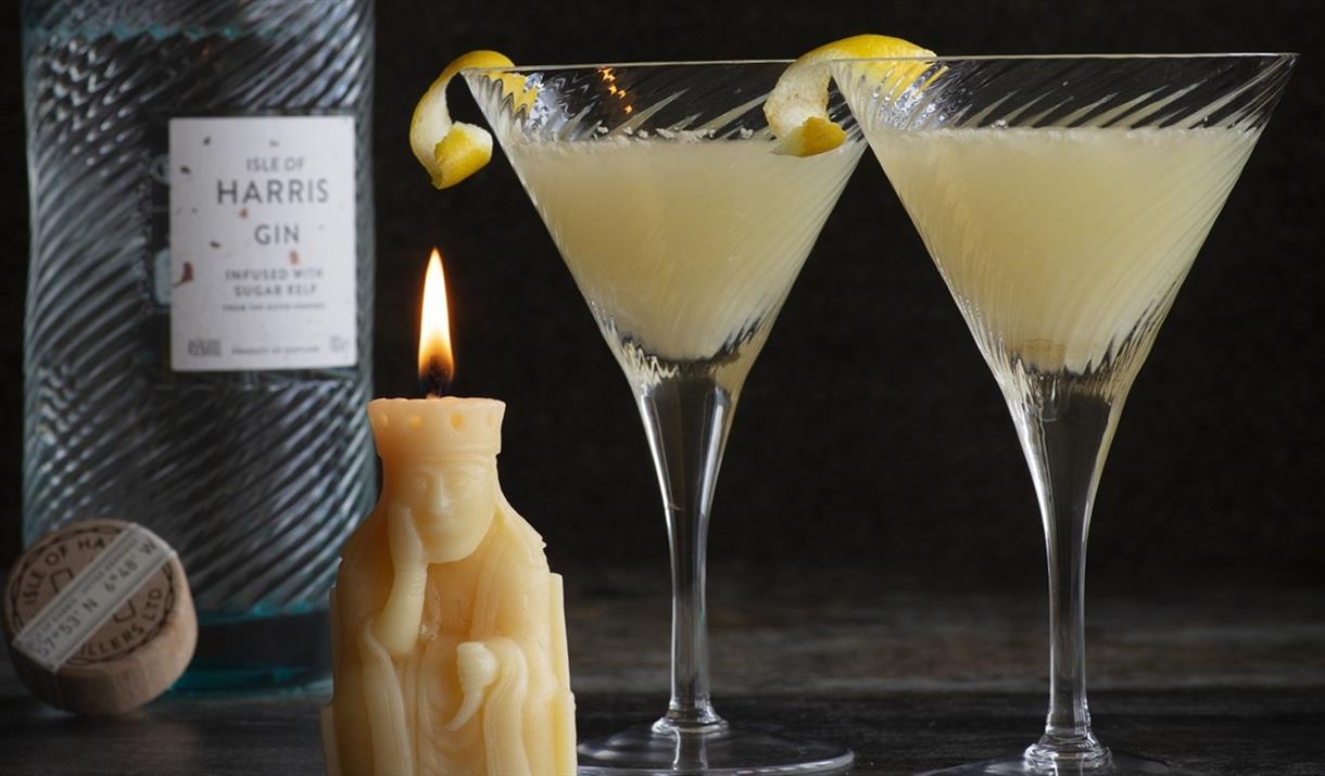 Isle of Harris Gin Lemon Curd Cocktails by Hebridean Baker