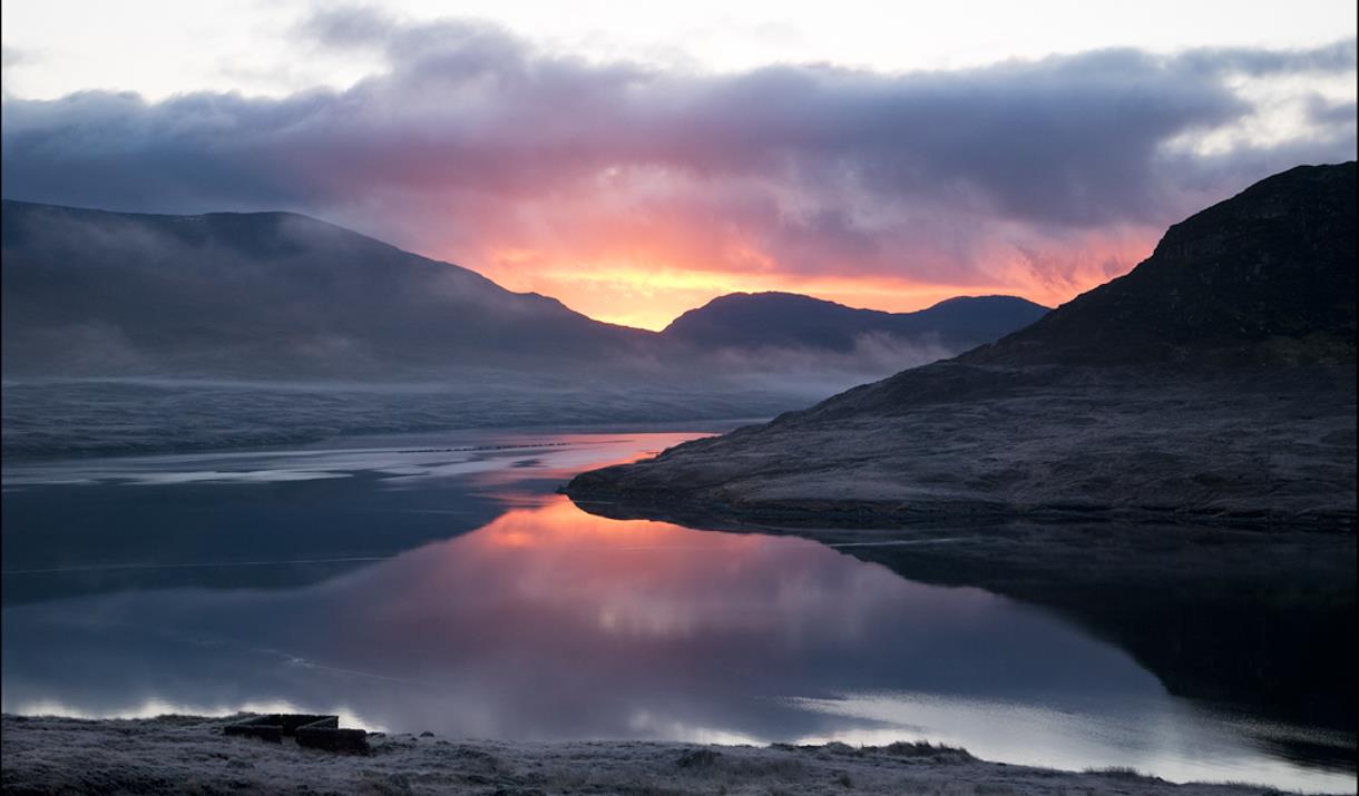 Sunrise at Loch Seaforth