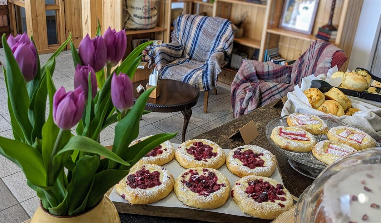 Eat Drink Hebrides - The Oystercatcher Bakery purple