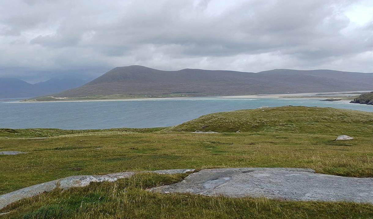 View of Luskentyre and Seilebost Beached from Horgabost