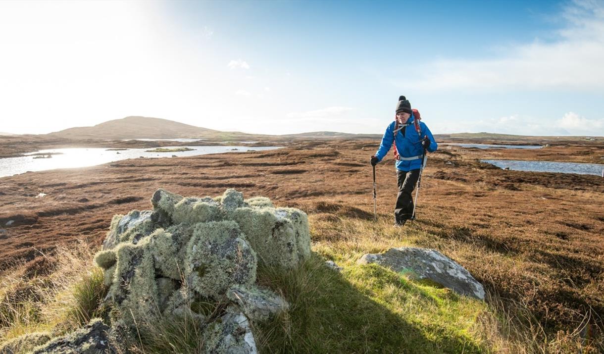 Benbecula: walker at Reuval