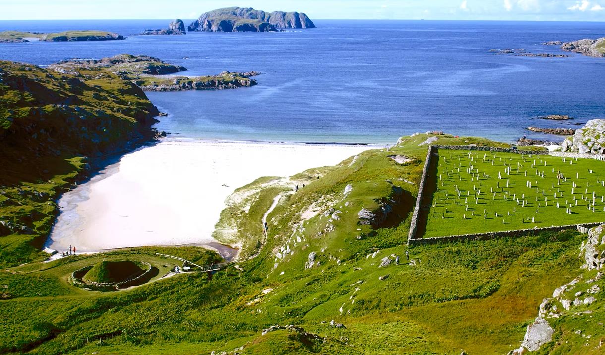 Bosta iron age house, Great Bernera, Isle of Lewis