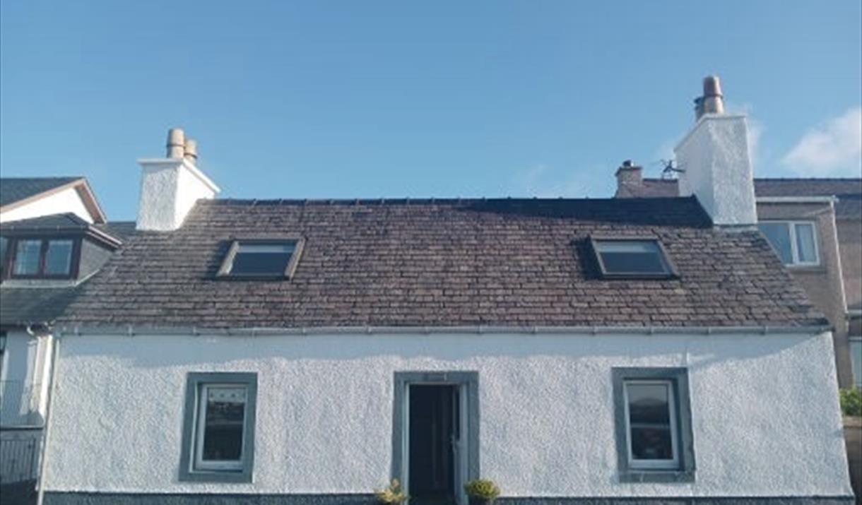Exterior shot of cottage