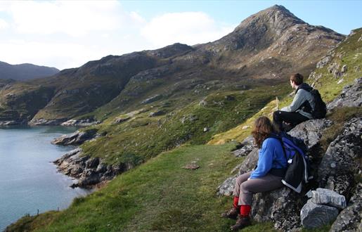 Rhenigidale and Maraig from Urgha