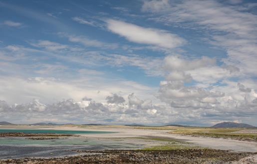 Airport beach in Balivanich, Benbecula