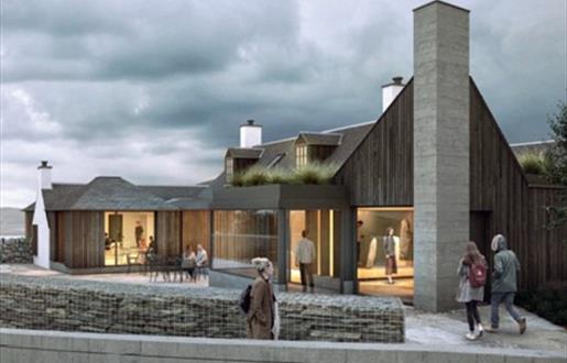 Artists image of the proposed redeveloped visitor centre