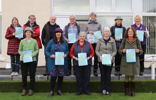 Group of tour guides in the Outer Hebrides