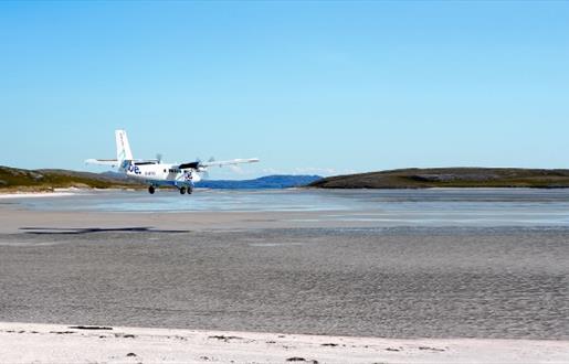 Flight Routes - Loganair - Barra to Glasgow