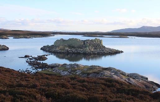 Dun Torcuill from the lochside