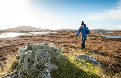 Benbecula: walker at Reuval