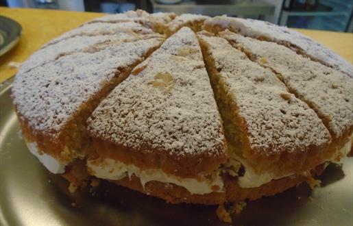 Eat Drink Hebrides - Taigh Chearsabhagh Cafe sponge cake