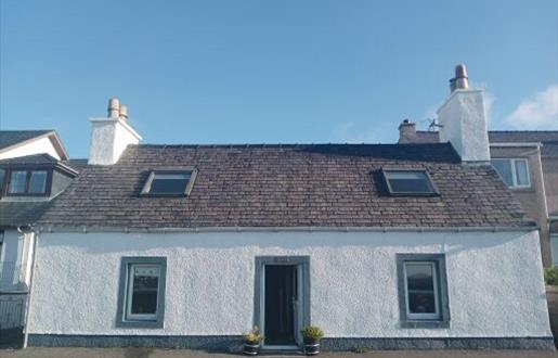 Exterior shot of cottage
