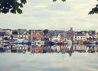 Stornoway from the Lews Castle Grounds