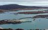 Lochboisdale Harbour aerial view of harbour