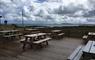 Berneray Bistro and Shop outside tables