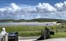 crofters wide angle view of beach