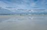 crofters beach tide out view