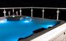 Hebridean Spa hot tub & champange at night