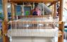Old Lochmaddy School wooden loom