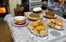 Eat Drink Hebrides - Wobbly Dog Tearoom cakes & scones beside the fire