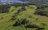 Aerial image Stornoway Golf Club and Stornoway Harbour