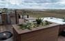 Hebridean Spa decking in day light
