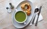 Eat Drink Hebrides - Kinloch Historical Society - bowl of green soup