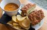 Eat Drink Hebrides - Benbecula Distillery Cafe soup & sandwich