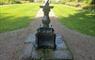 Sundial at the sunken garden, Lews Castle Grounds