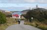 Cyclist heading to Northbay, Barra