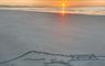 Glaic Cottage in the sand