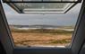 The view out of the annexe bedroom window