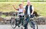 Wardicott B&B couple with a tandem bike