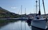 Castlebay Marina white yacht