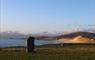 Na Bothain, Sandy Bay Wigwams ® stone cearn