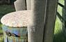 The Spirit of the Hebrides Upholstery grey backed chair