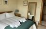 Master bedroom with king size bed