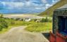 Fulmar Cottage looking towards the North Harris Hills over Scarista beach
