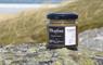 The Hebridean Mustard Company pepper mustard jar on rock