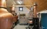 Copper Stills in the production room at North Uist Distillery