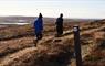 North Uist: runners near Langass