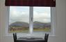 Bridge House B&B window view of hills