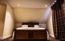 Hebrides House wooden double bed