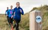 Benbecula: running along Liniclate machair on Hebridean Way