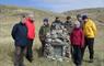 Cairn erected by Eriskay schoolchildren in 1995 to commemorate the 250th anniversary of BPC landing at Eriskay