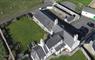 aerial view over Galson farm guest house isle of lewis