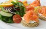 Welcome Point - Kirkibost Centre smoked salmon salad