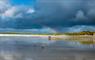 Traigh Iar rainbow. A huge sweeping Hebridean beach, perfect for that early morning walk.